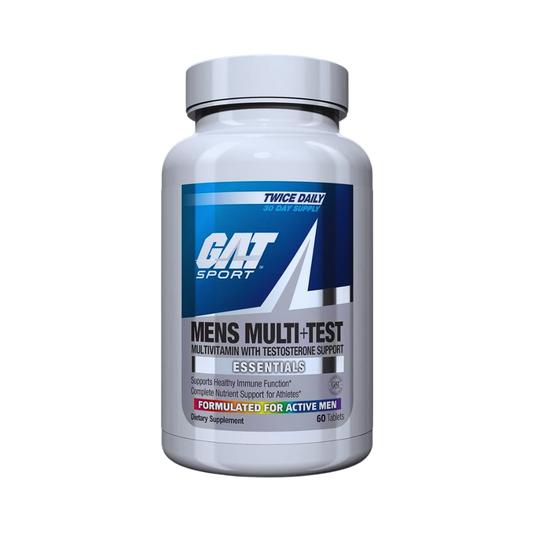 GAT SPORT Multi + Test - Multivitamínico Premium para Hombres 60 Tabletas