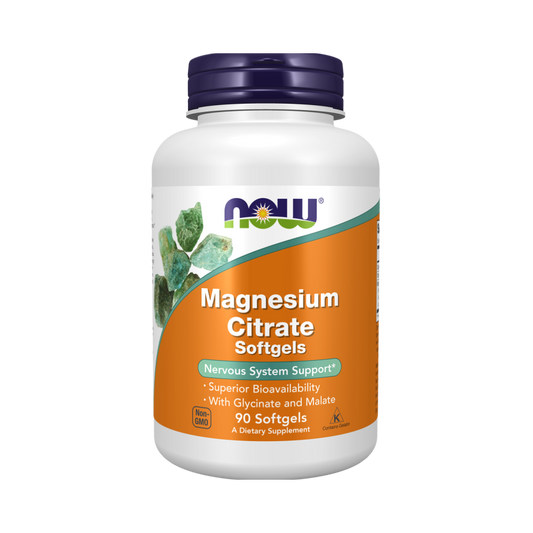 Now Magnesium Citrate 90 Softgels