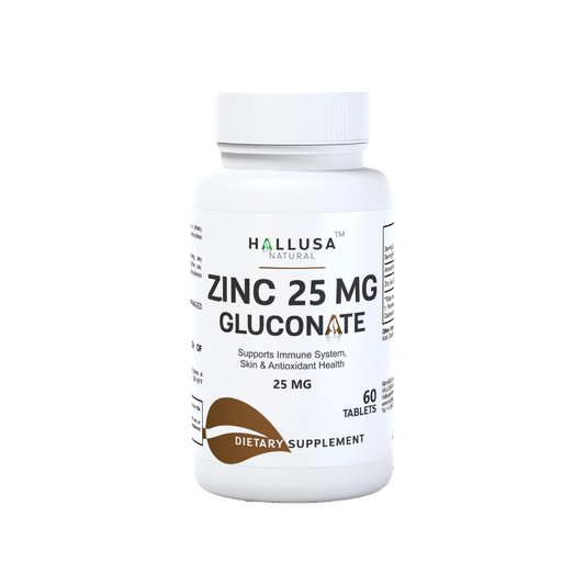 Zinc 25 mg - Gluconate 60 Cápsulas