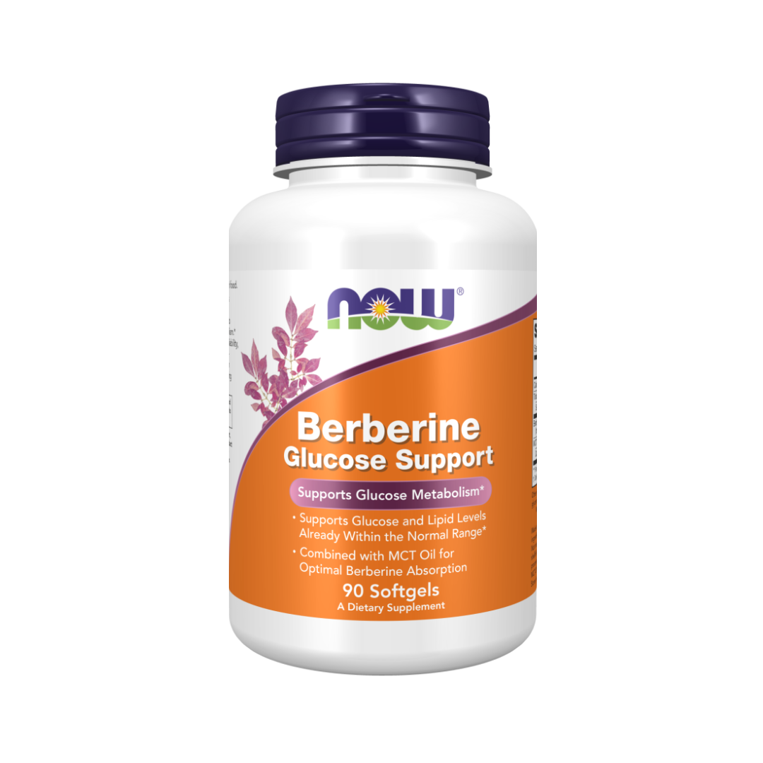 Now Berberine Glucose Support 90 Softgels