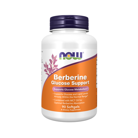 Now Berberine Glucose Support 90 Softgels