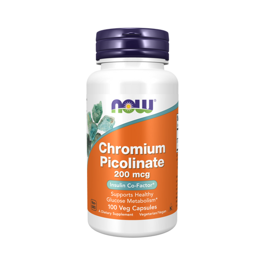 Now Chromium Picolinate 200 mcg