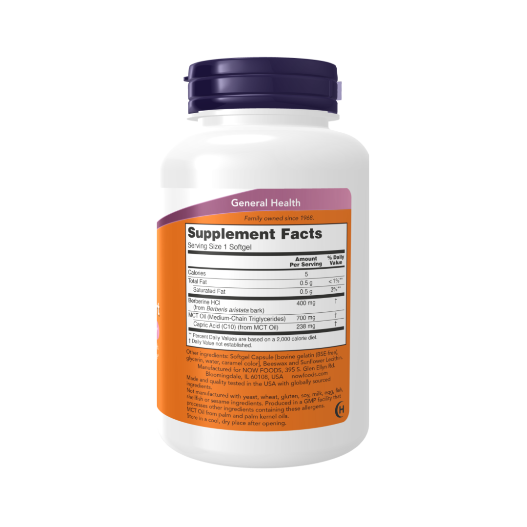 Now Berberine Glucose Support 90 Softgels