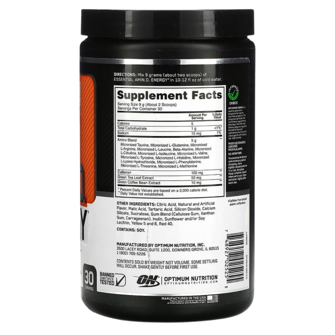 Optimum Nutrition Essential Amino Energy 30 Servidas