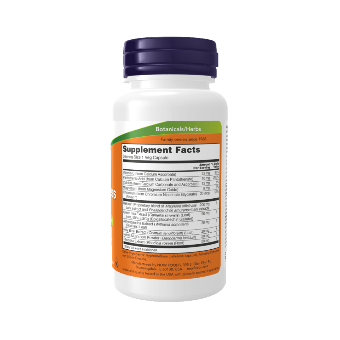 Adrenal Stress Support Now-90 Cápsulas